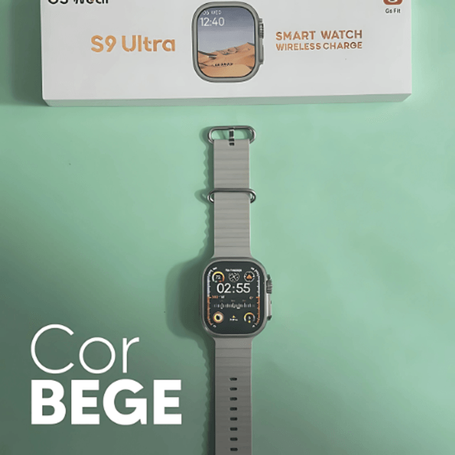 S9 Ultra - Série 9 Ultra Custo-benefício 49mm + Pulseira de Silicone de Brinde 