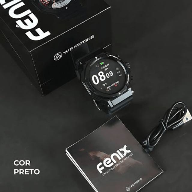 FÊNIX WEARZONE |1ATM | GPS INTEGRADO | 100 MODOS ESPORTE