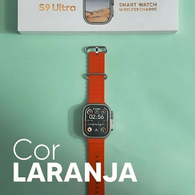 S9 Ultra - Série 9 Ultra Custo-benefício 49mm + Pulseira de Silicone de Brinde 