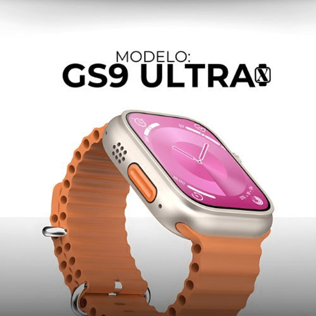 Gs9 Ultra - Série 9 Ultra 49mm + Pulseira de Silicone de Brinde 