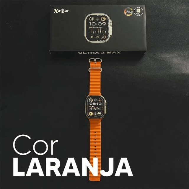Ultra 2 Max - Tela Amoled, Função 2 Gestos E Cpu Dual Core + Pulseira de Silicone de Brinde