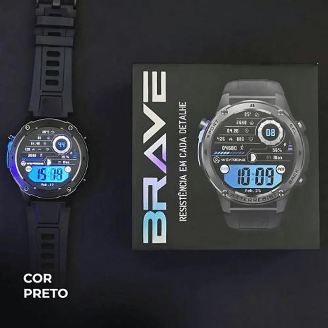 BRAVE | GPS | 5ATM Aprova de água do mar | Resistência IP69k
