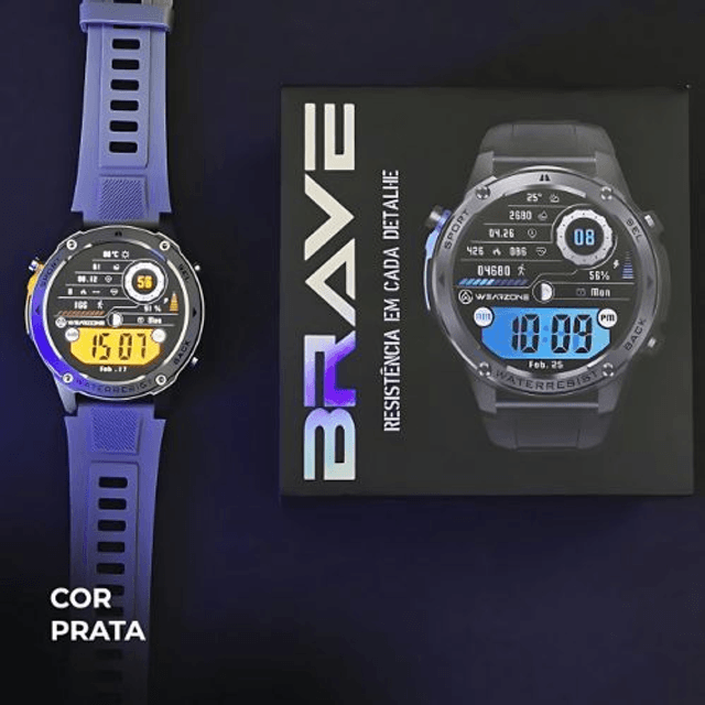 BRAVE | GPS | 5ATM Aprova de água do mar | Resistência IP69k