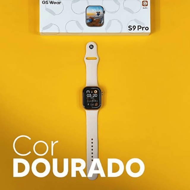 S9 Pro - Série 9 Custo-benefício 45mm + Pulseira de Silicone de Brinde