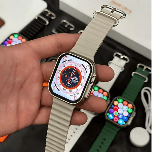 GW8 ULTRA | CUSTO - BENEFÍCIO COM ÓTIMA QUALIDADE DE ACABAMENTO + PULSEIRA DE SILICONE DE BRINDE