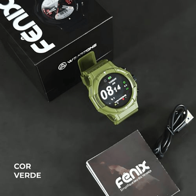 FÊNIX WEARZONE |1ATM | GPS INTEGRADO | 100 MODOS ESPORTE