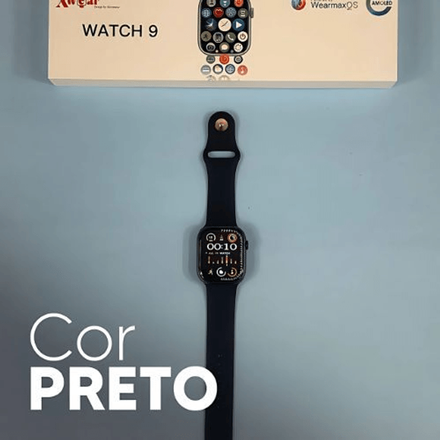 W59+ - Amoled 47mm Tradicional Microwear. Modelo com Função 2 Gestos