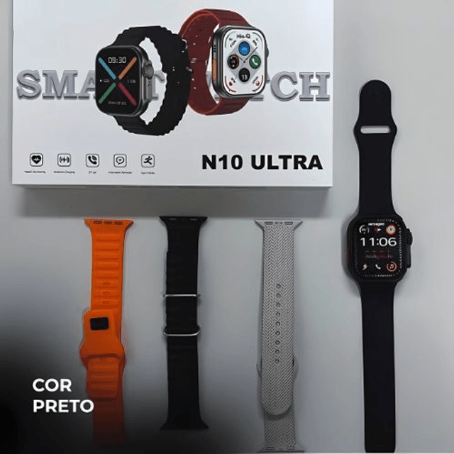 N10 Ultra 49mm | 4 Pulseiras