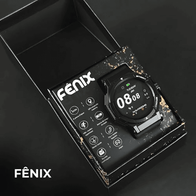 FÊNIX WEARZONE |1ATM | GPS INTEGRADO | 100 MODOS ESPORTE