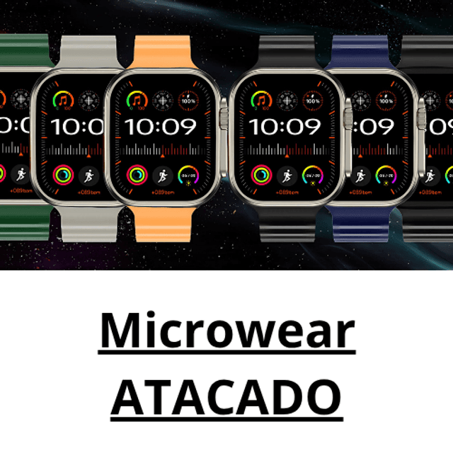 PACOTES 05 SMARTWATCH DA MICROWEAR NO ATACADO